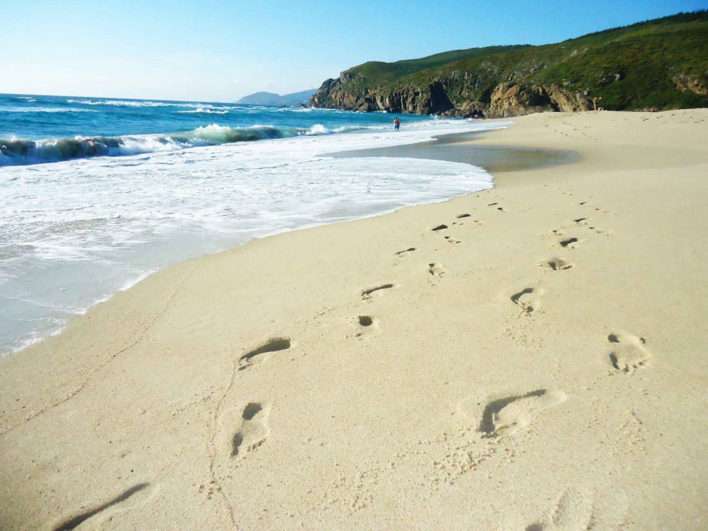 tour por la playa de O Rostro