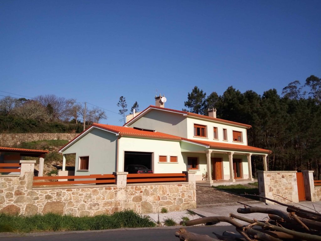 fotos vista de casa de turismo rural