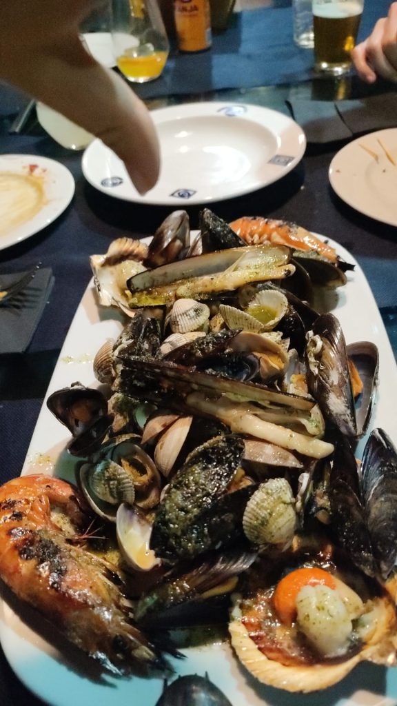 Parrillada de mariscos, caSAnosa