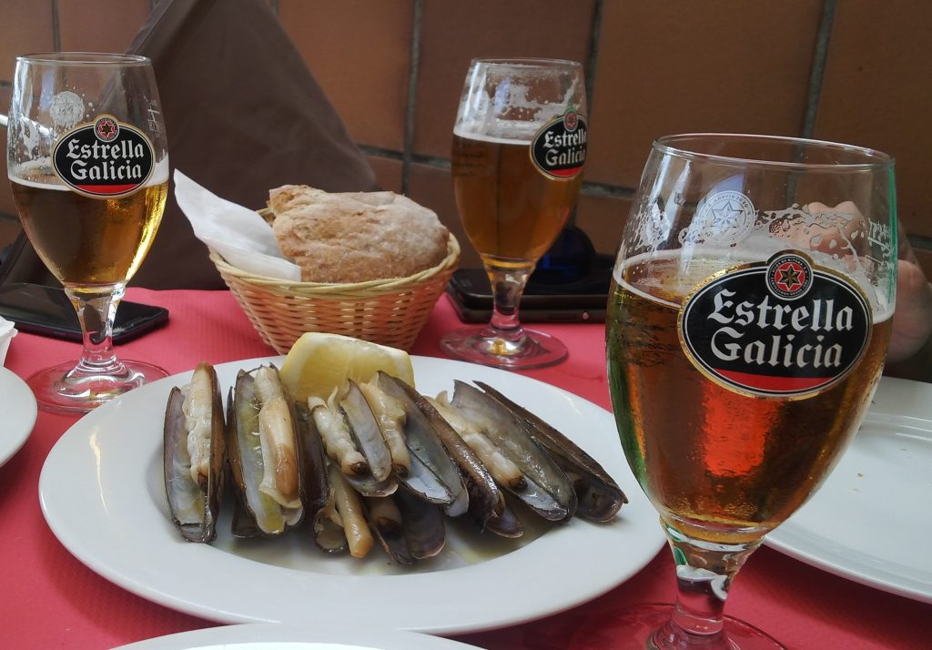 navajas a la plancha
