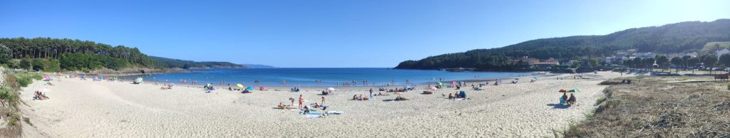 Playa de Sardiñeiro en Fisterra, Costa da Morte